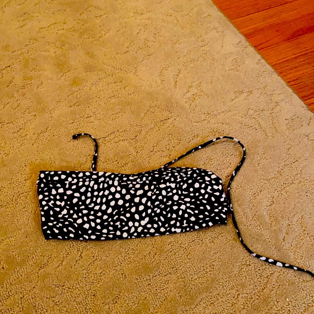 Strapless bikini top